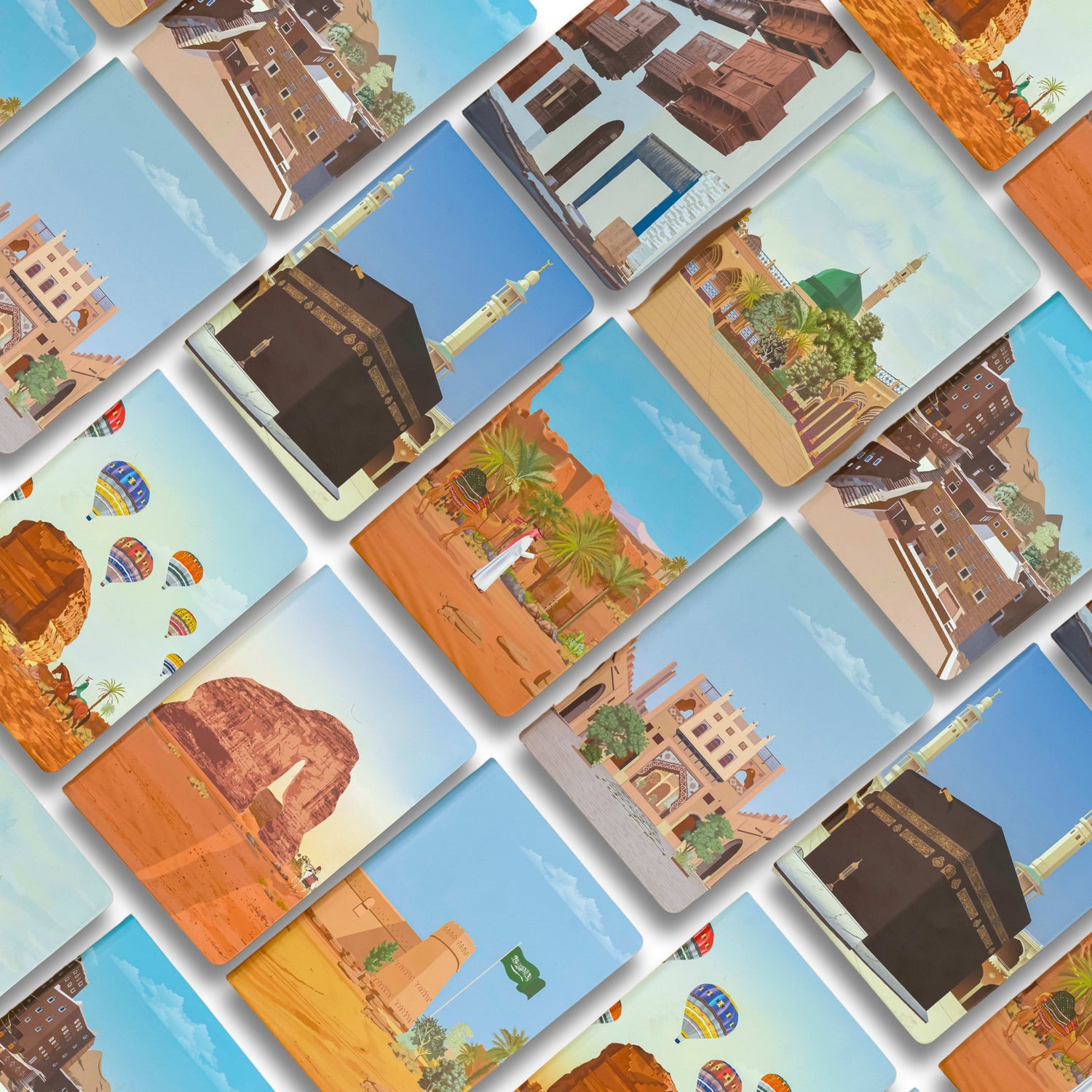 دفاتر بتصاميم معالم المملكة